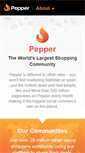Mobile Screenshot of pepper.com
