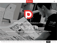 Tablet Screenshot of pepper.co.uk